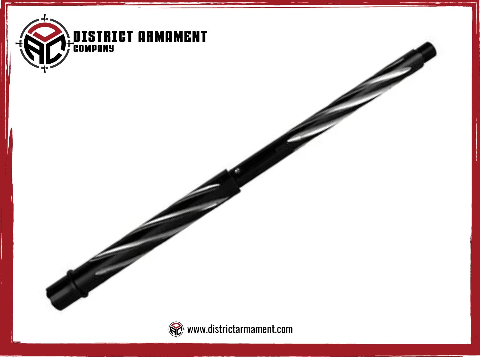 BCA 7.62x39 16" 416R SS Black Nitride Bear Claw Fluted Heavy Barrel 1